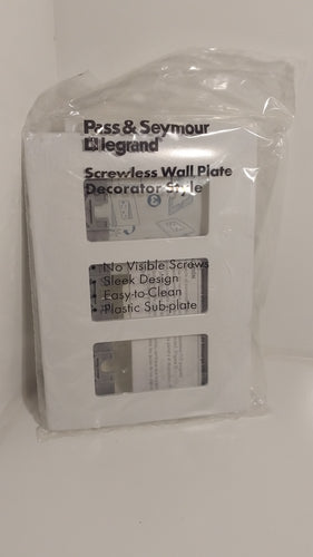 Legrand Radiant Screwless Wall Plate Decorator Style SWP263W