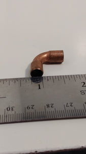 1/4-inch CxC Copper Short Radius 90 Degree Elbow Fitting