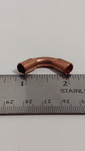 1/4-inch CxC Copper Long Radius 90 Degree Elbow Fitting