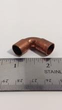 3/8-inch CxC Copper Short Radius 90 Degree Elbow Fitting