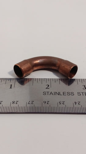 3/8-inch CxC Copper Long Radius 90 Degree Elbow Fitting